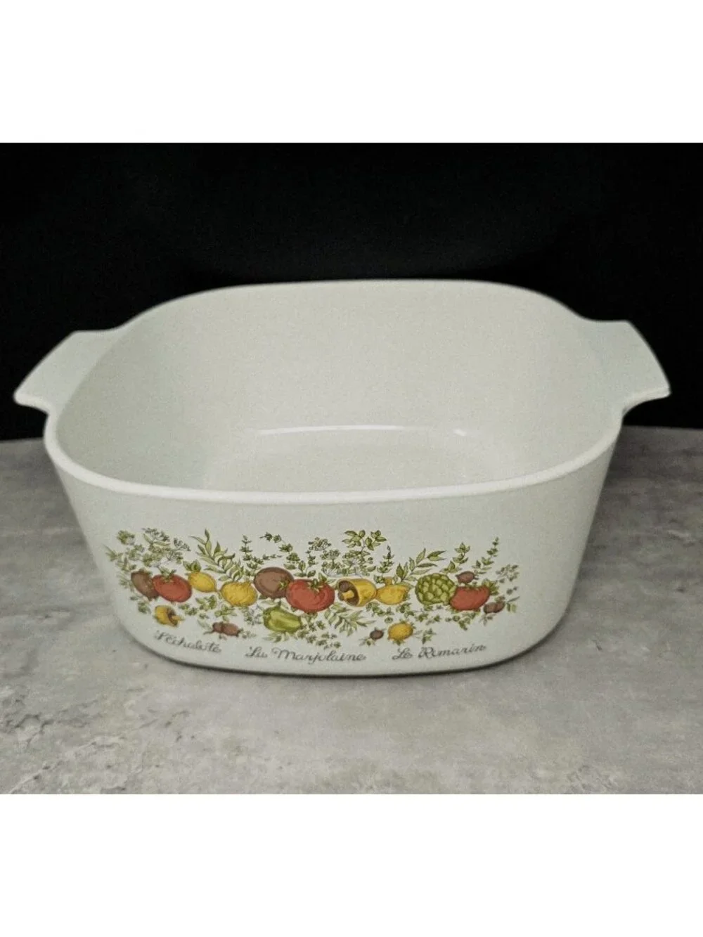 Big Bertha Corelle Spice Of Life 5 quart Baker *Great Vibrant Graphic (No DWD)